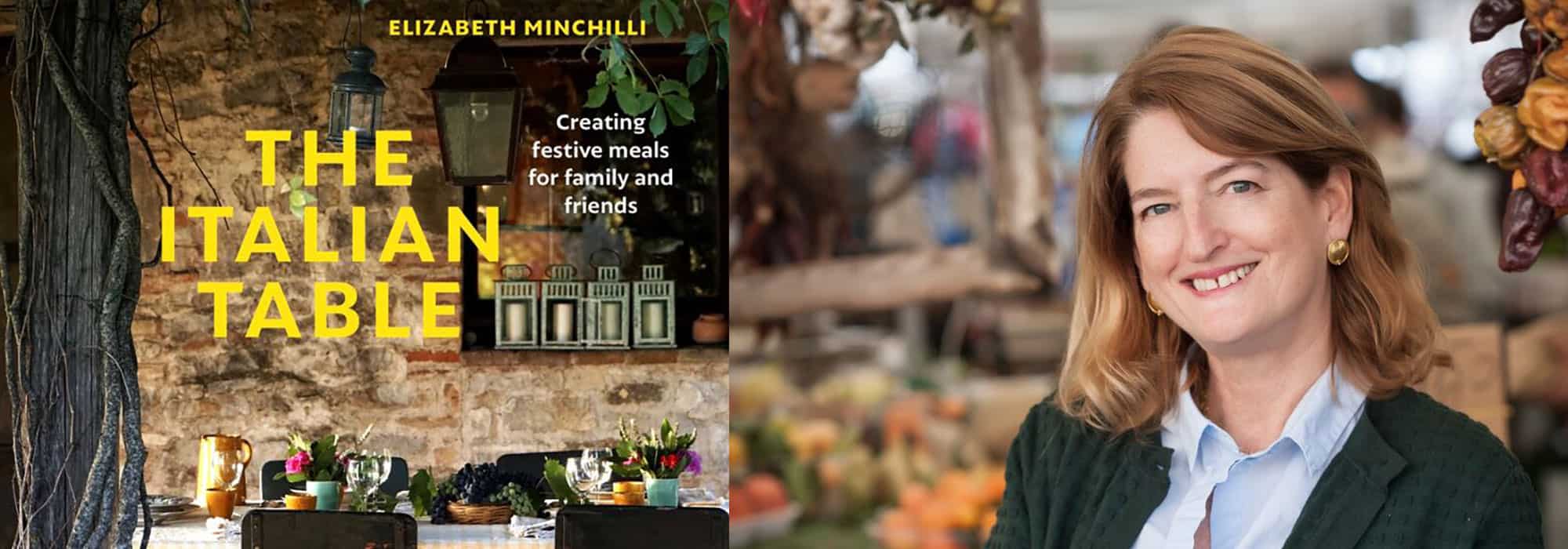 book cover and photo of Elizabeth Minchilli