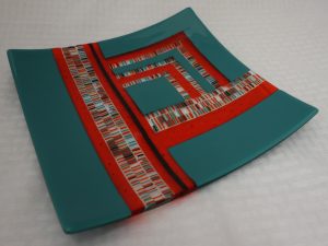 Teal Tapestry Square 1