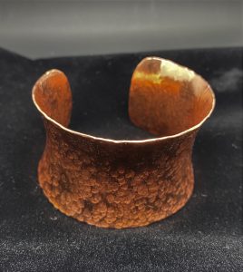 Concave Hammered Cuff