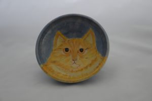 Tabby Cat Bowl