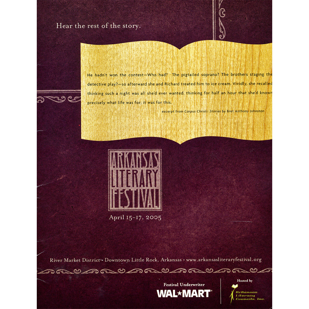 2005 Arkansas Literary Festival Guide cover image