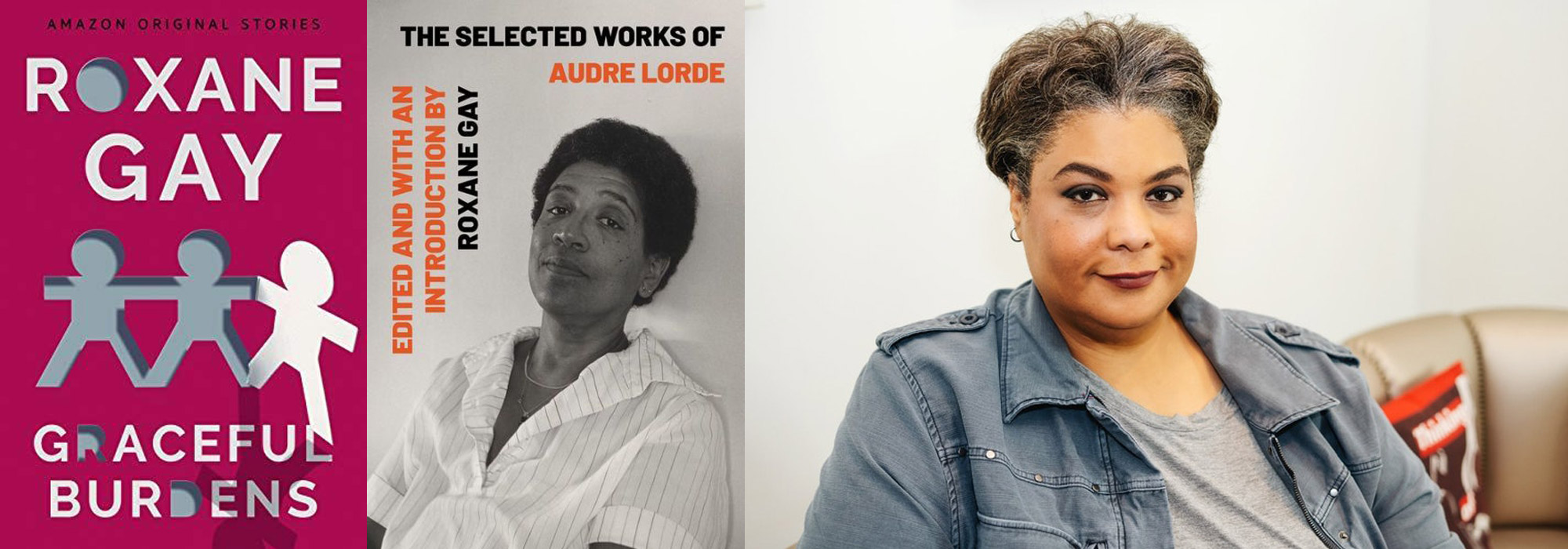 author headshot and two book covers