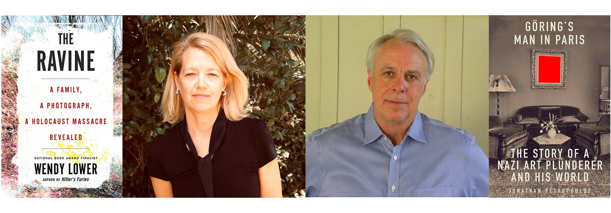 Lower, Petropoulos, and their book covers