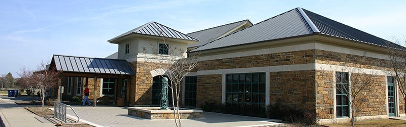 an exterior view of maumelle library