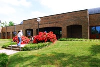 A small exterior view of Terry Library