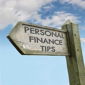 Personal finance tip sign