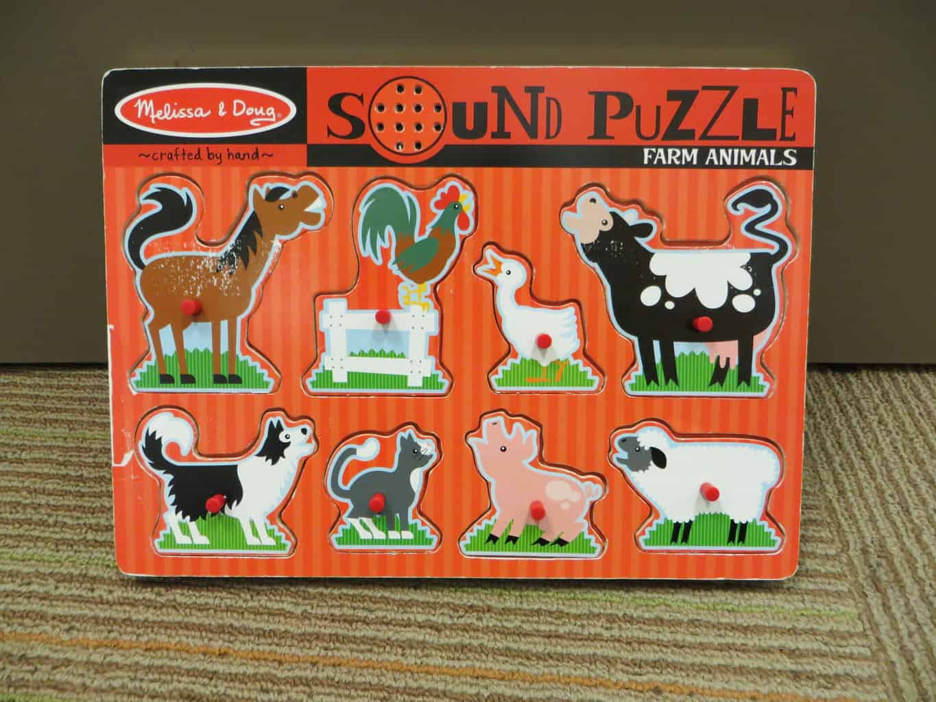 TOY : Games : Sound Puzzle, Farm Animals