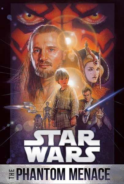 official poster for Star Wars: Episode I The Phantom Menace