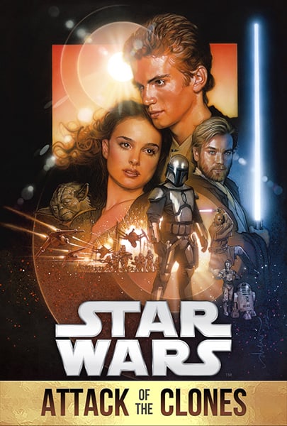 official poster for Star Wars: Episode II Attack of the Clones