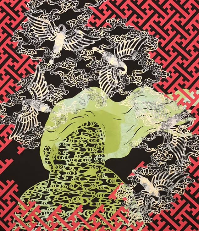 image of print in exhibition
