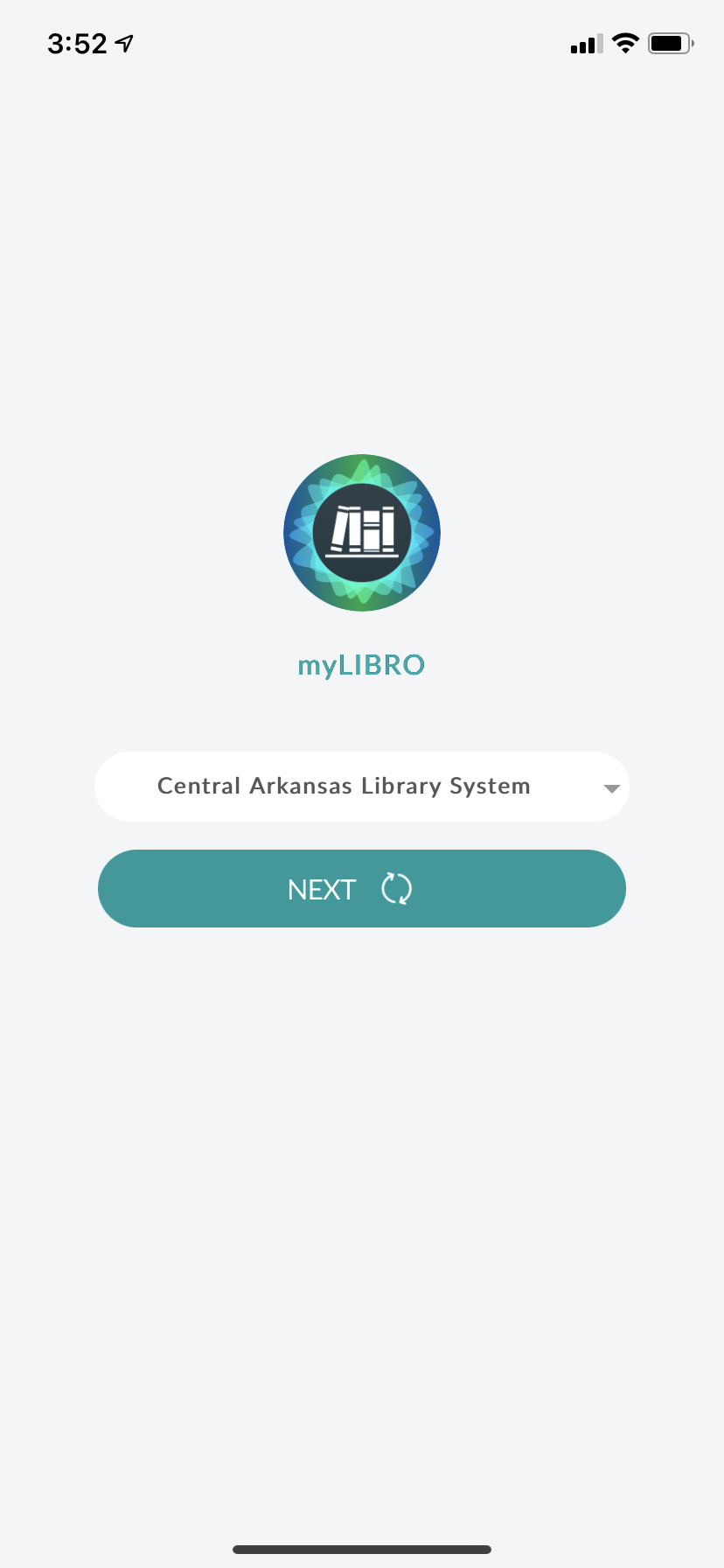myLibro app home screen