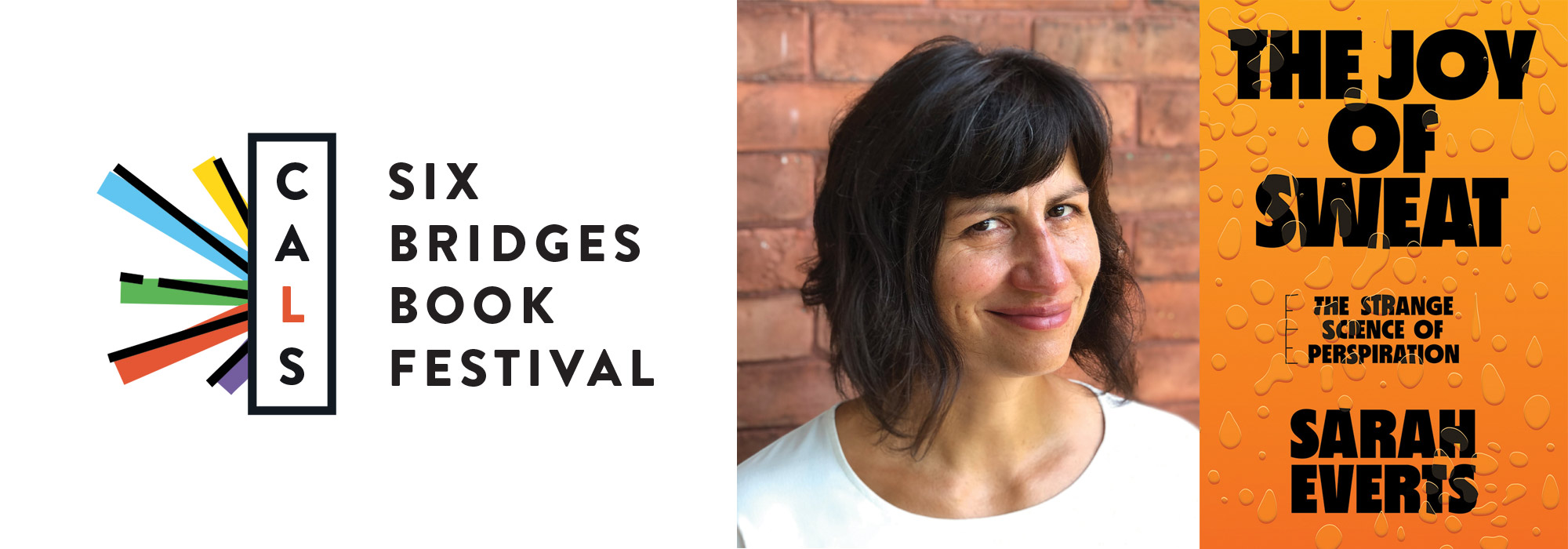 author photo and book cover