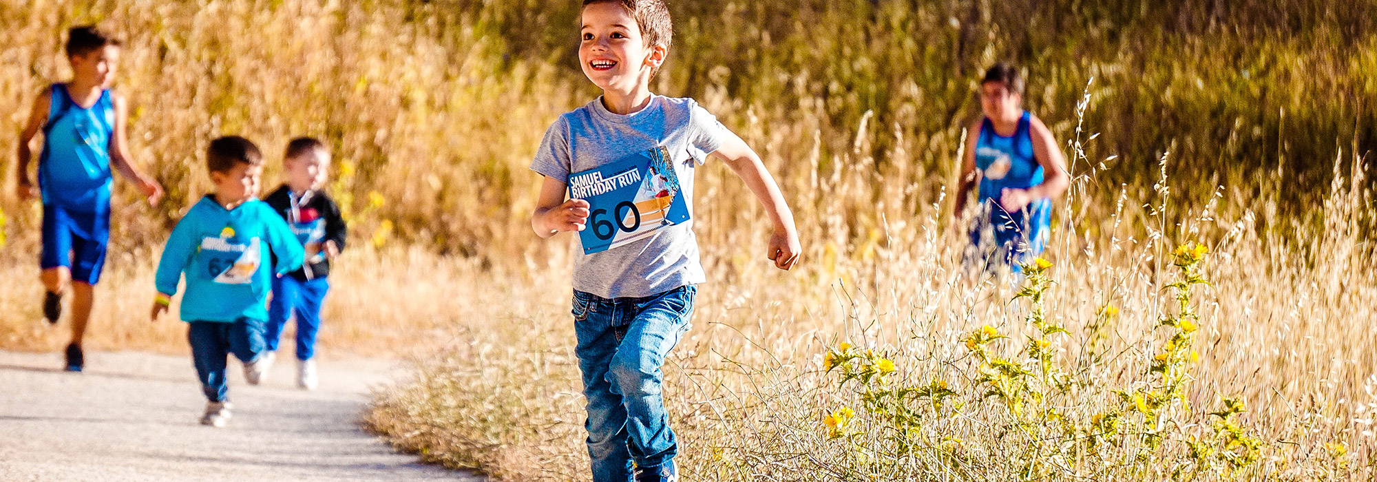 kids running