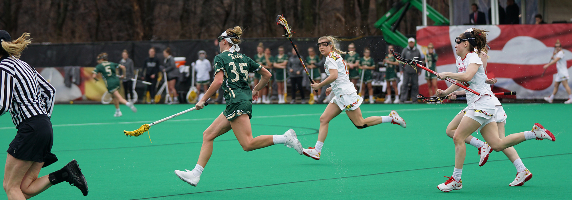 a women's lacrosse game