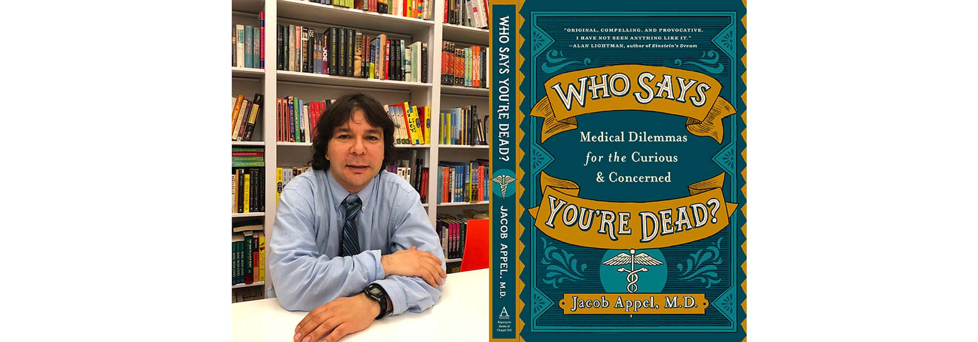 Appel and his book cover