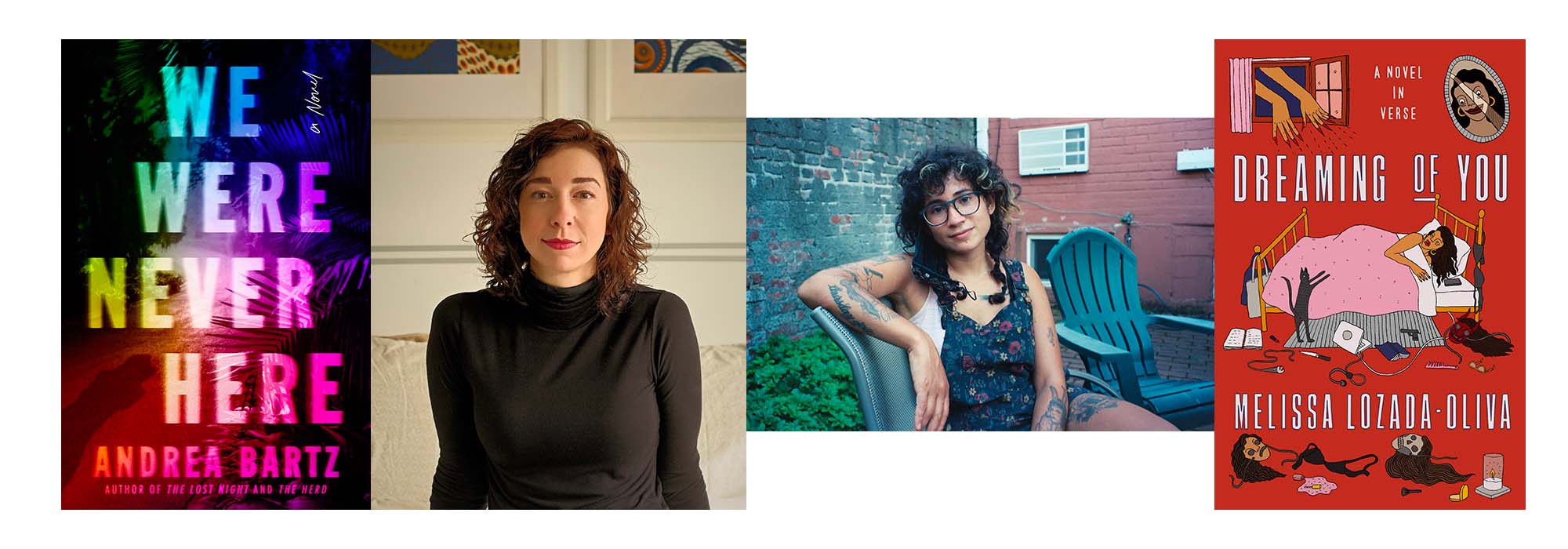 Bartz, Lozada-Oliva and their book covers