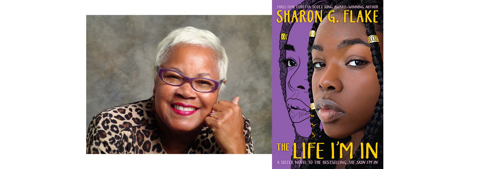 sharon flake and her book cover