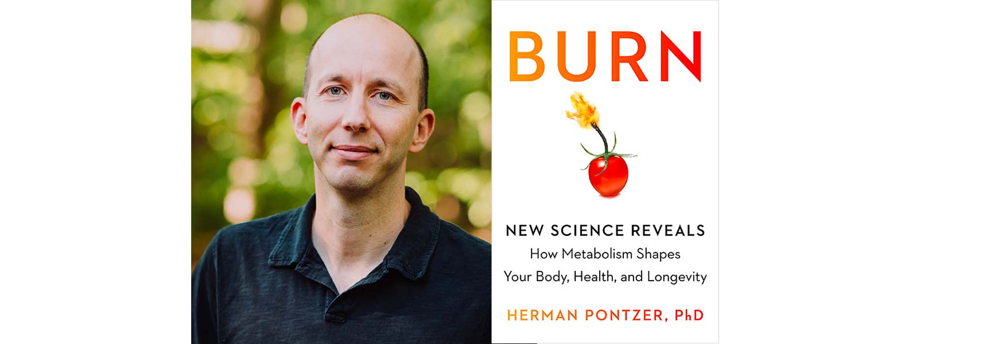 pontzer and his book cover
