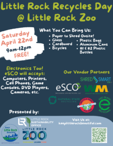 flyer for Recycling event