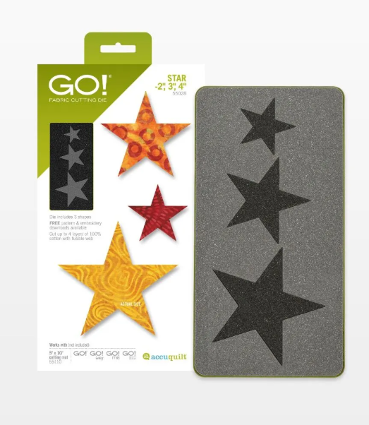 AccuQuilt GO! Fabric Cutting Die Block : Star