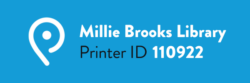 Millie Brooks Library, Printer ID 110922